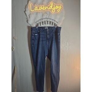 Good American Plus 24 Bootcut Jeans Stretch Womens Western Casual Relaxed Fit